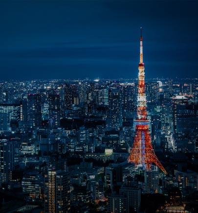 Tokyo Skyline at Night